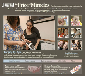 The Providence Journal multimedia: The Price of Miracles landing page